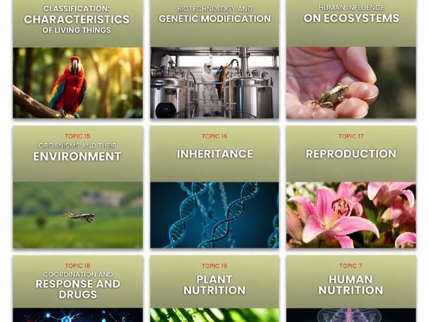 IGCSE BIOLOGY CAMBRIDGE REVISION RESOURCE