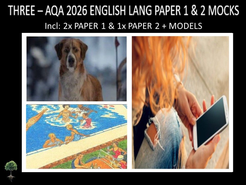 THREE - AQA PAPER 1 & 2 | 2026 FULL MOCKS | MODELS