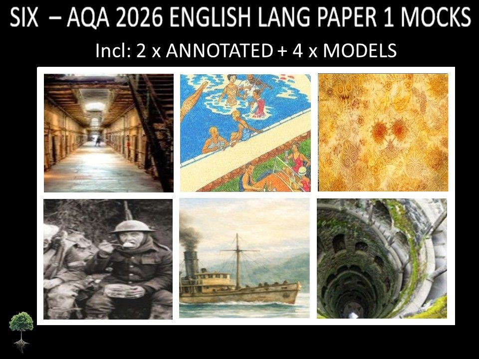 SIX - AQA PAPER 1 | 2026 FULL MOCKS | ANNOTATED |MODELS