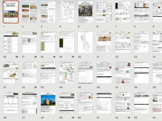 Anglo Saxon and Norman England Workbook - Complete GCSE Unit