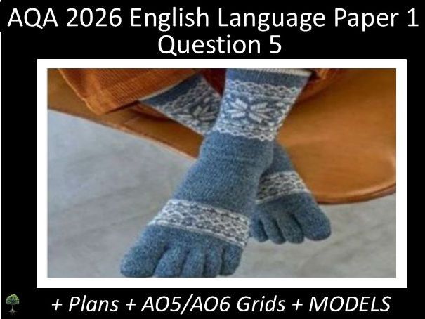 Question 5 - AQA 2026 GCSE English Language Paper 1  | Plans, AO Grids, Models (Pre)