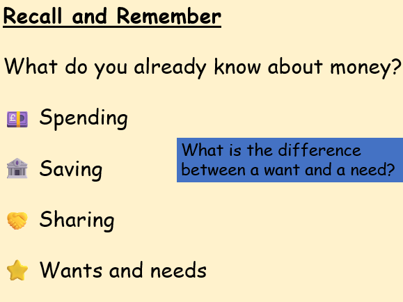 LKS2 Value for Money Lesson