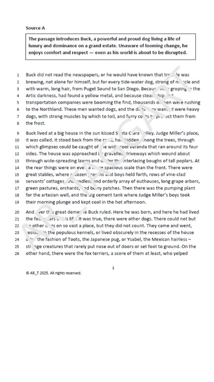 One AQA GCSE English Language Paper 1 Mock | Q4 Differentiated Support ...