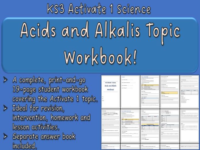 Acids and Alkalis Workbook KS3 Activate 1 Science