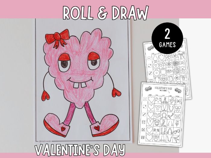 Roll & Draw - Valentine’s Day