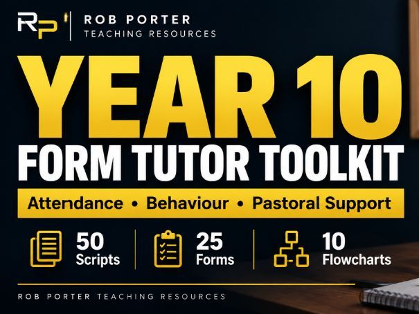 Year 10 Form Tutor Toolkit | Pastoral Support