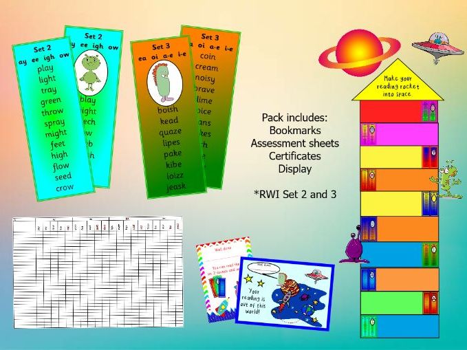 Phonics Bookmarks Bundle Set 2 & 3