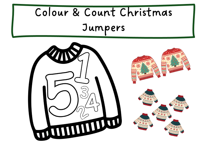 Christmas Jumper Colour & Count
