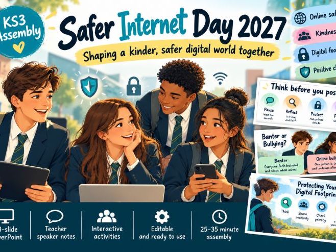 KS3 Safer Internet Day 2027 | Online Safety & Digital Footprints
