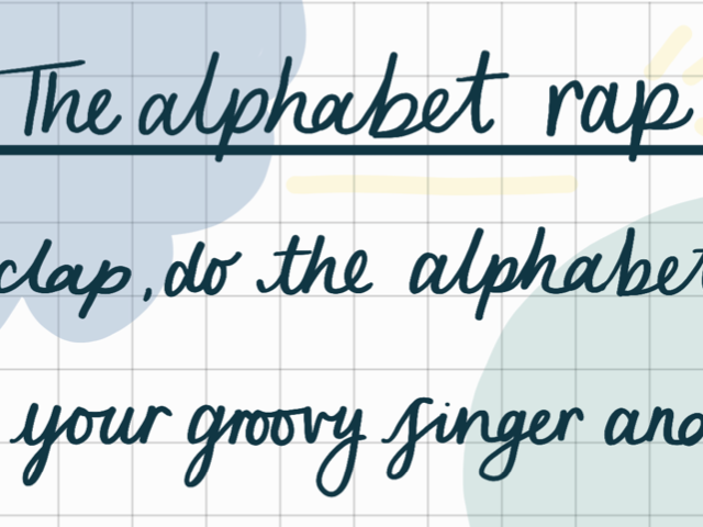 The Alphabet Rap (poster)