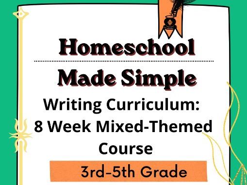 Writing Curriculum | Mixed-Themed | Grades 3rd-5th