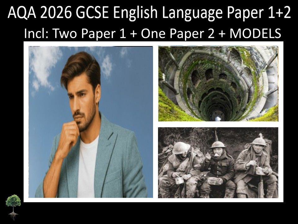 Three AQA 2026 GCSE English Language Paper 1 & 2 Mocks | Models