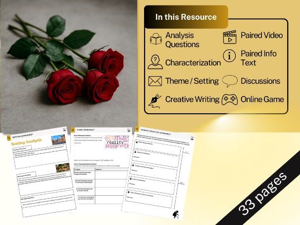The Possibility of Evil by Shirley Jackson - 7 Day! Lesson Plan - No Prep!