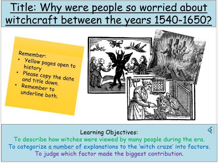 Witchcraft/Witches (Crime and Punishment)