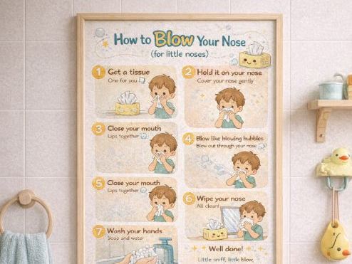 How to Blow Your Nose Poster