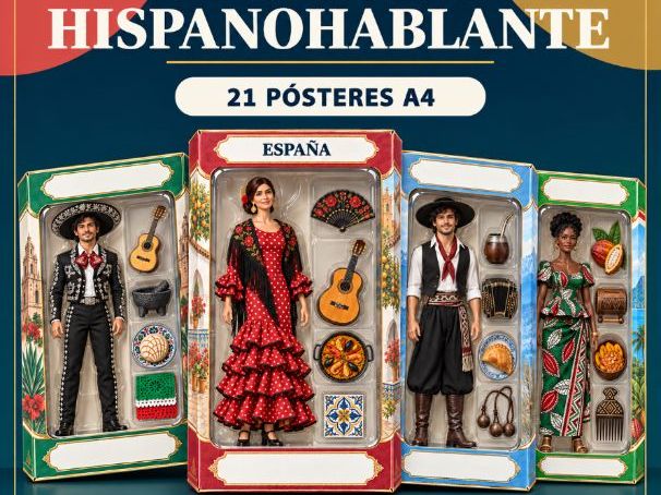 Pósters Culturales Países Hispanohablantes