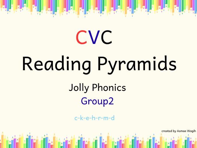 CVC Reading Worksheets |JOLLY PONICS|GROUB 2|SHORT E , A & I