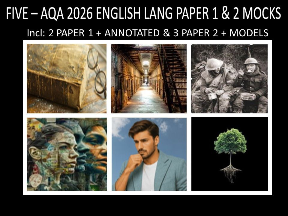 FIVE - AQA PAPER 1 & 2 | 2026 FULL MOCKS | ANNOTATED | MODELS