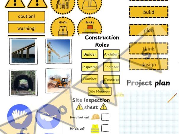 EYFS Construction Area Display Pack