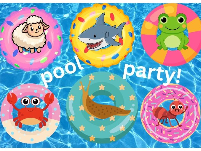 Pool Party Writing Stimulus