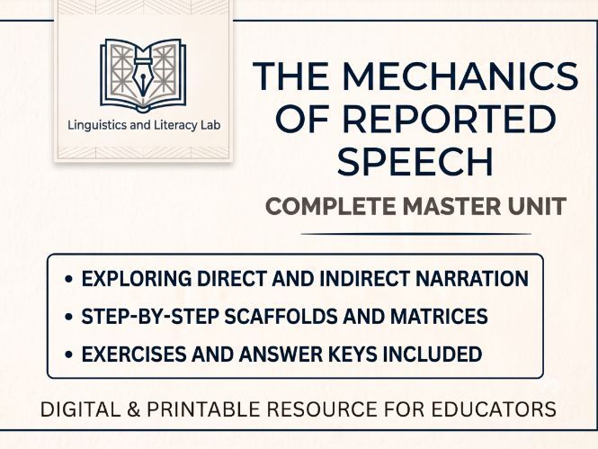 Direct and Indirect Narration - Complete Rulebook & Scaffolded Practice Guide