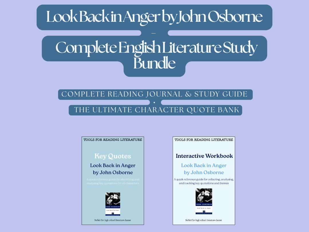 Look Back in Anger – Complete Play Study Toolkit (Mini Bundle)