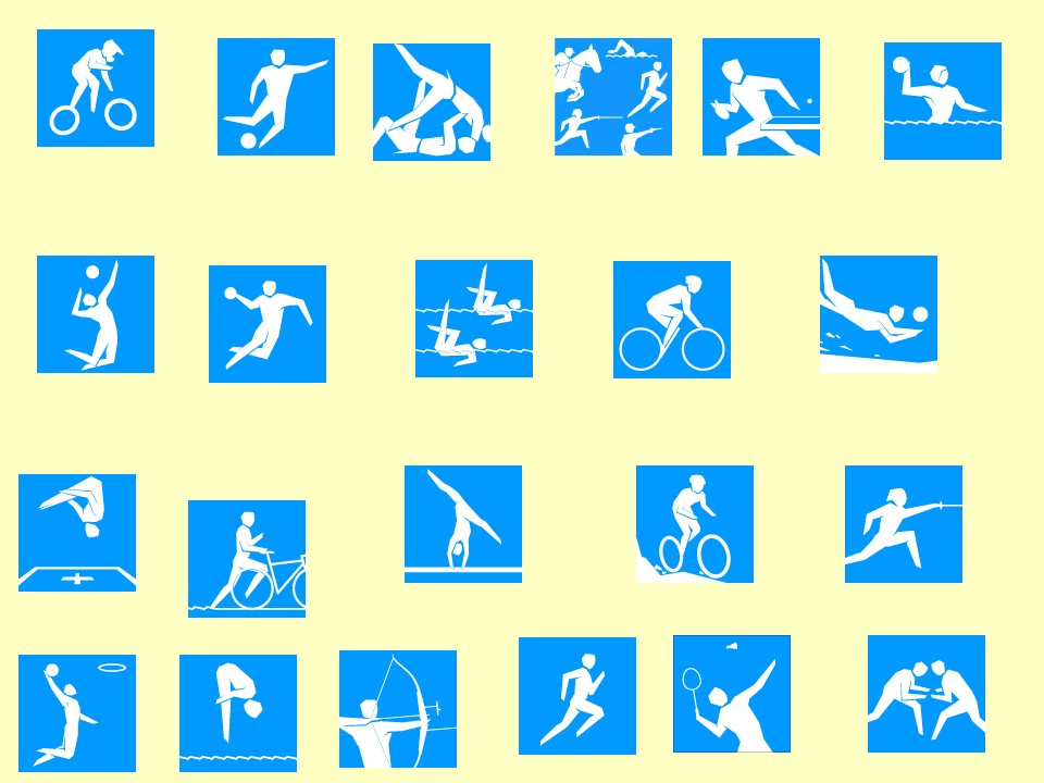 Lesson starter - name the sport