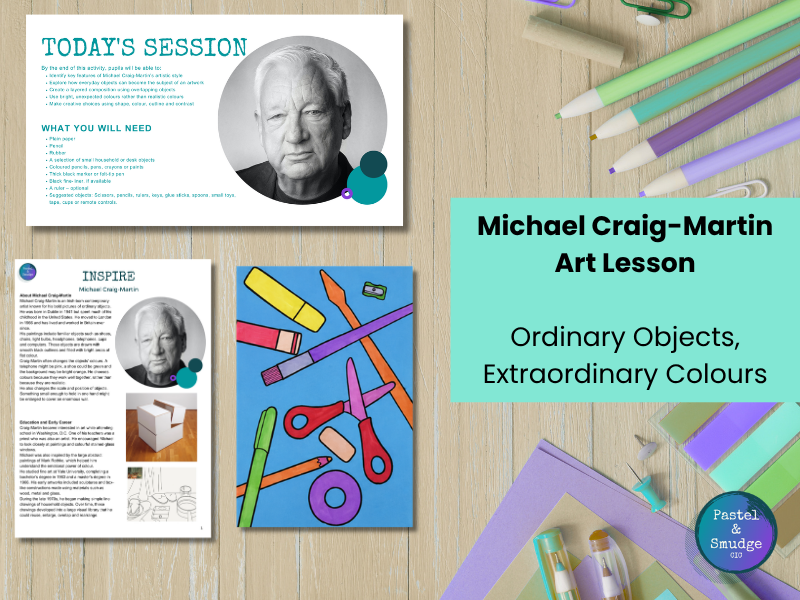 Michael Craig-Martin Art Lesson | Everyday Objects and Colour | KS2–KS3