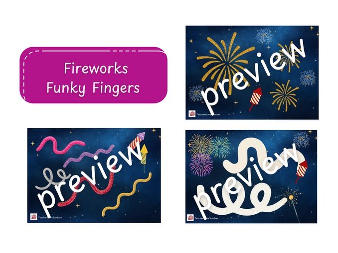 Fireworks Funky Fingers