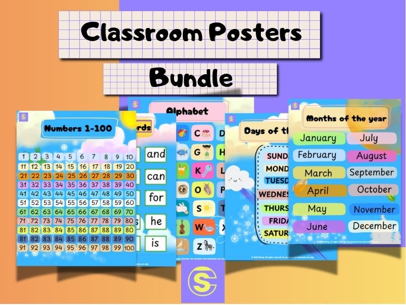 Early Learning Classroom Posters Bundle