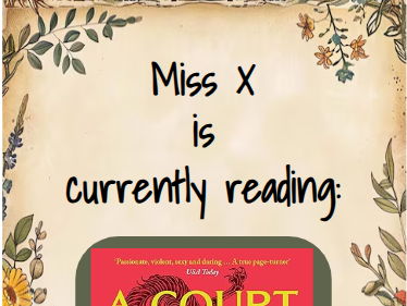Reading poster - M... X is currently reading: