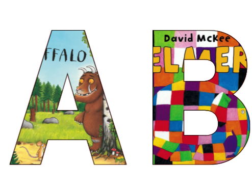 KS1 Book Reading / English / Literacy / Phonics Display Lettering A-Z