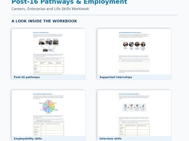 Preparing for Adulthood: Post-16 Pathways & Employment | SEND Careers & Life Skills Workbook