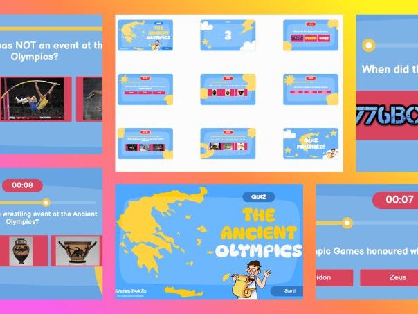 KS2 Ancient Greece - Olympic Games Interactive Quick Quiz