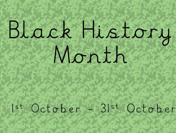 Black History Month Powerpoint and worksheet