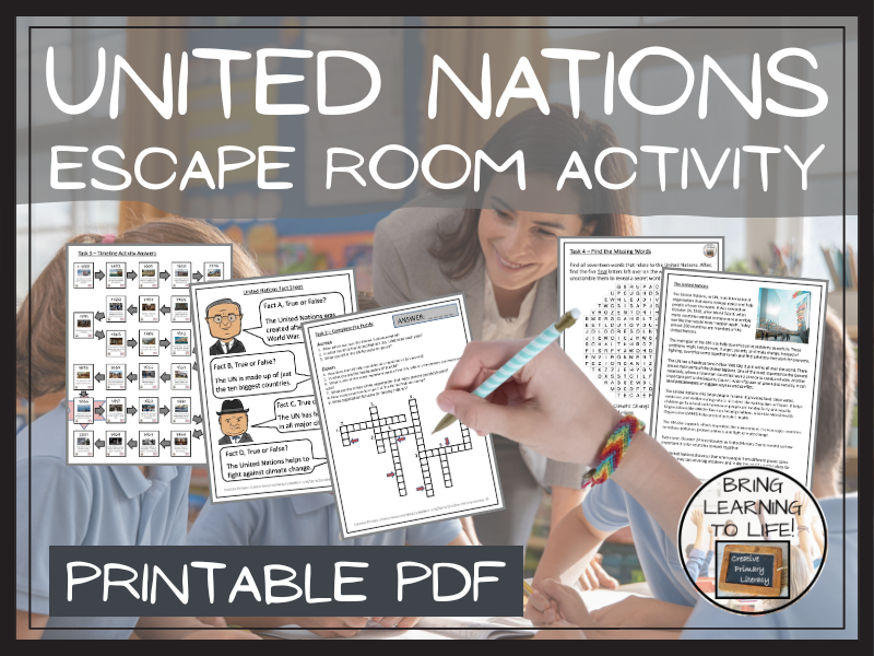 United Nations Escape Room Activity