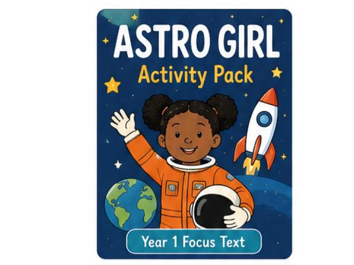 Astro girl activity pack