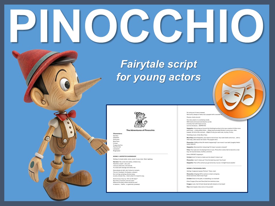 Pinocchio: Adapted script for young actors