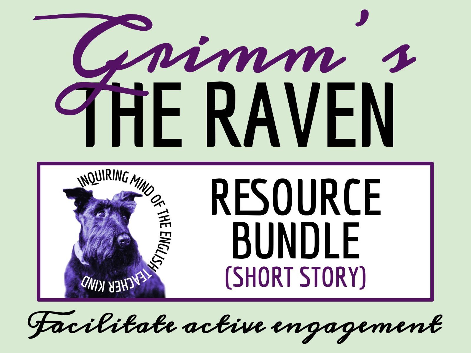 "The Raven" Fantasy Literature Activities | Grimm's Fairy Tale | Short Story