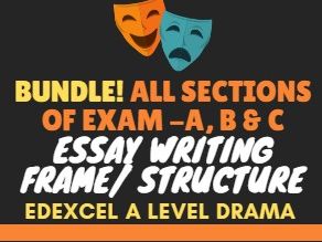 Edexcel A Level - ALL SECTIONS Essay Structures / Writing Frames