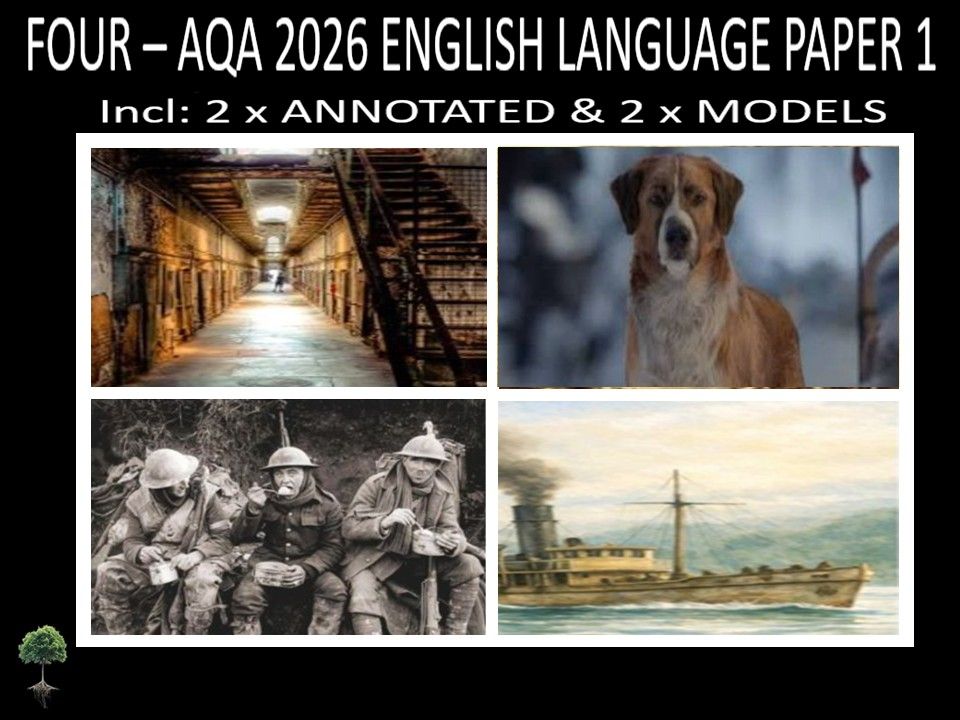 FOUR - AQA PAPER 1 | 2026 FULL MOCKS | ANNOTATED | MODELS