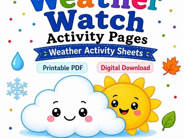 Weather Watch Activity Pages