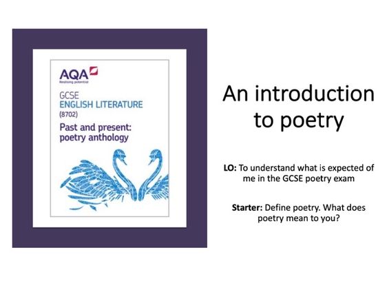 An introduction to poetry