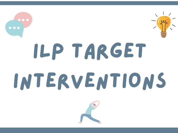 ILP Target intervention cards