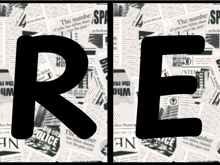 Newspaper Display Lettering