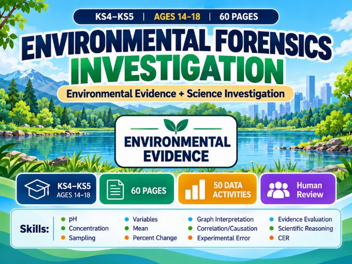 Environmental Forensics Investigation | KS4–KS5 | 60 Pages