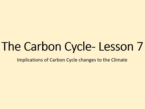 The Carbon Cycle- The Anthropocene (Edexcel A-Level Geography)