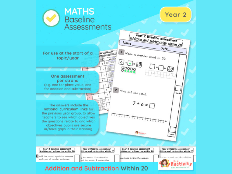 Year 2 | Addition and Subtraction Baseline Assessment