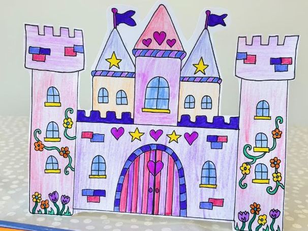 Princess Castle Craft Activity
