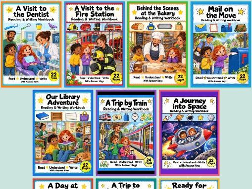 Community & Travel Literacy Bundle - 10 Workbooks
